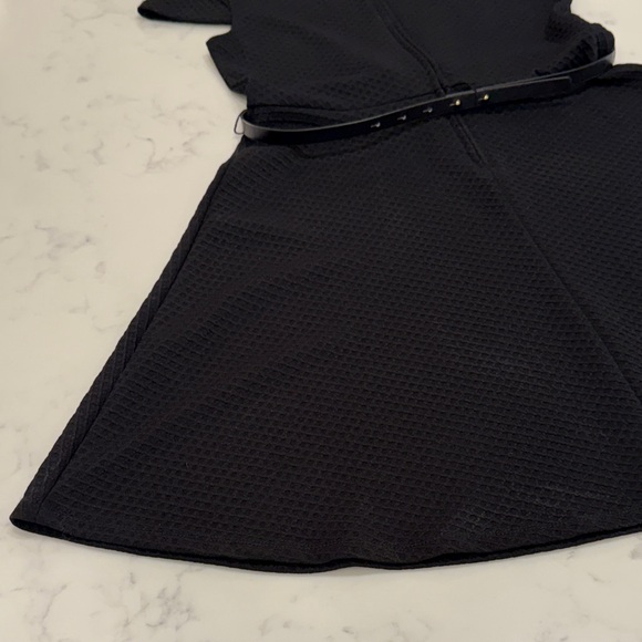 Kids Size 12 Blush by US Angels Black Formal Dress with Belt - Picture 10 of 12